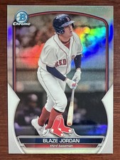 Blaze Jordan 2023 Bowman Chrome Refractor /499 #BCP-167 Red Sox Cardinals