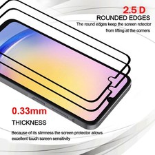 2PCS For Samsung Galaxy A35 5G A33 A12 5G Tempered Glass Screen Protector