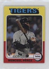 2024 Topps Heritage High Number Mini Wenceel Perez Wenceel Pérez #698 13dp