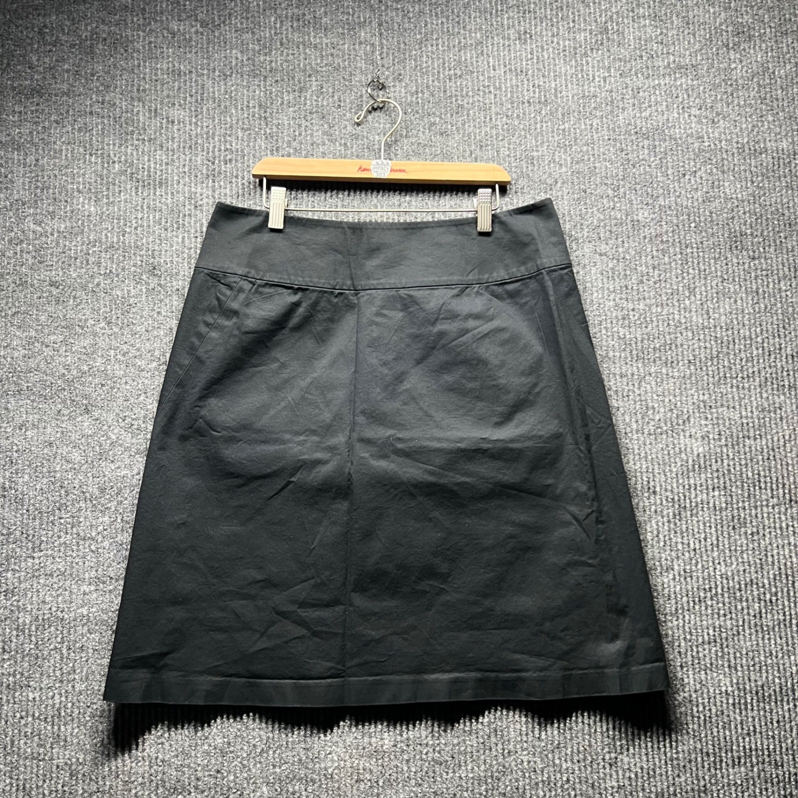Banana Republic Pencil Skirt Womens 8 Black Stretch Knee Length Professional