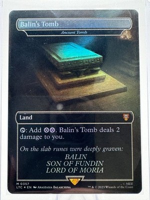 Near Mint Foil Balin's Tomb - Ancient Tomb LTC 357