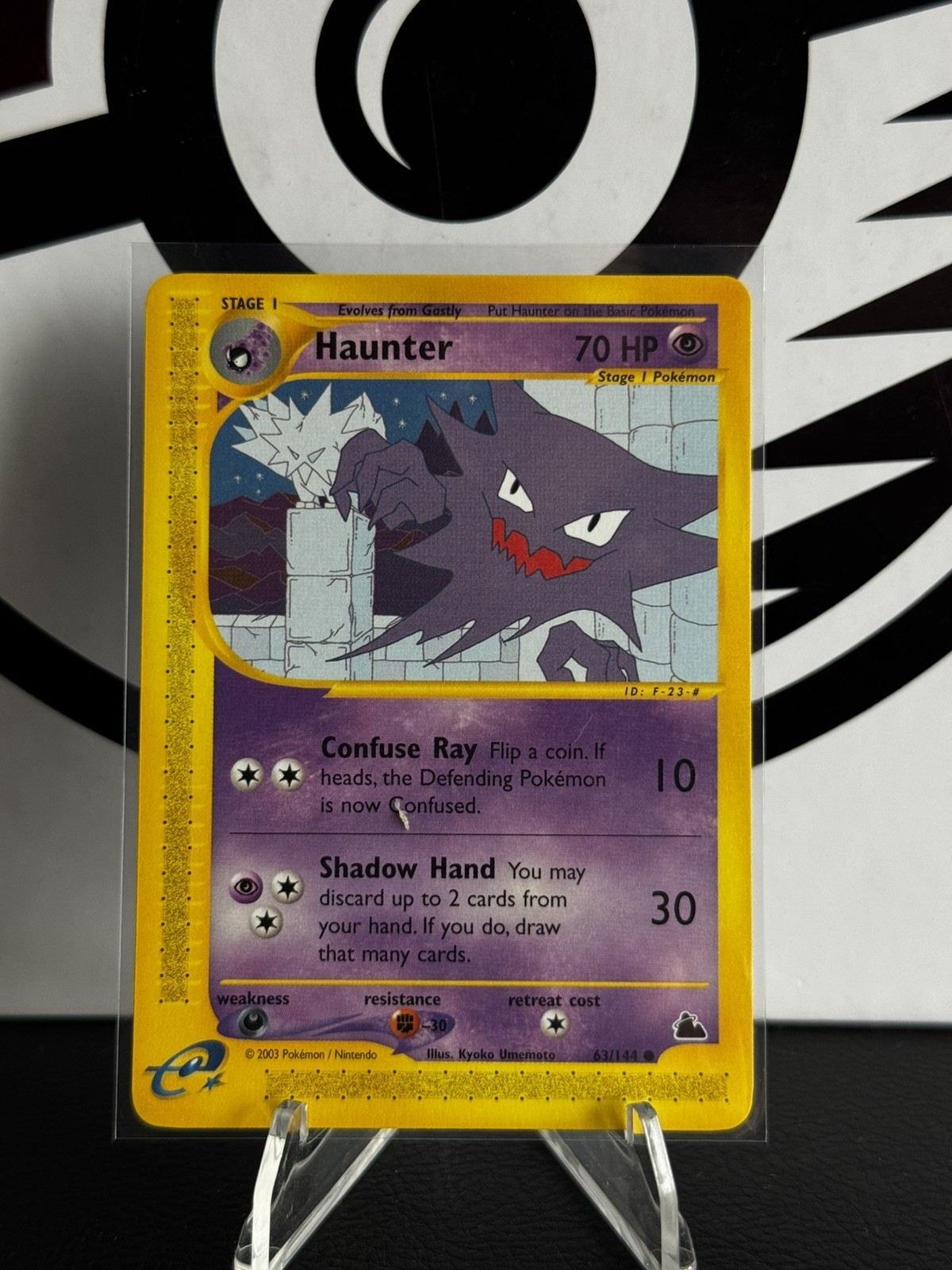 Pokemon TCG: Haunter 63/144 Skyridge E-Series Regular Common NM