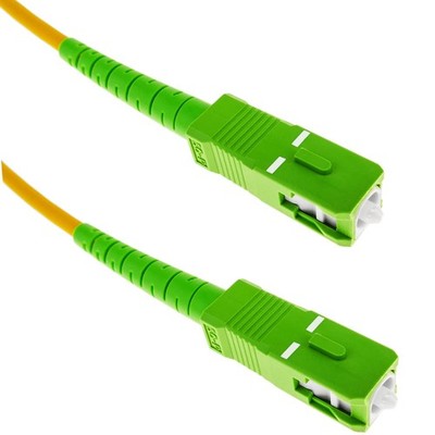 BeMatik  Fiber Optic Cable SC/APC SC/APC Singlemode Simplex 9/125 bis 30 m Gl...
