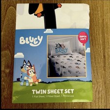 NEW Bluey and Friends Gender Neutral Sheet Bedding Set/Twin size