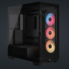 CORSAIR 3500X RS-R ARGB Mid-Tower PC Case   3x Pre-Installed RS120-R ARGB Fans