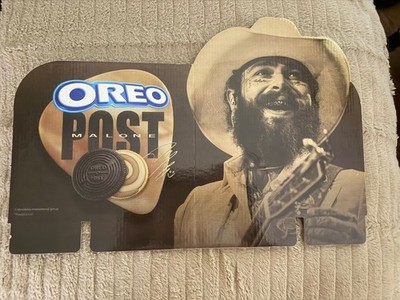 OREO Limited Edition Post Malone Cardboard Display Topper