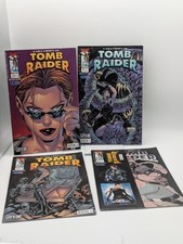 Top Cow Lara Croft als Tomb Raider Comic 1 - 4 Neu Aufkleber Unberührt Rar Top
