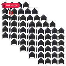 120 PCS Photo Corner Stickers, Self-Adhesive Mounting Picture Corners black
