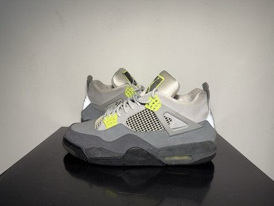 Size 13 - Air Jordan 4 Retro SE Neon 95 Gray Yellow Black CT5342-007 2020 Men's