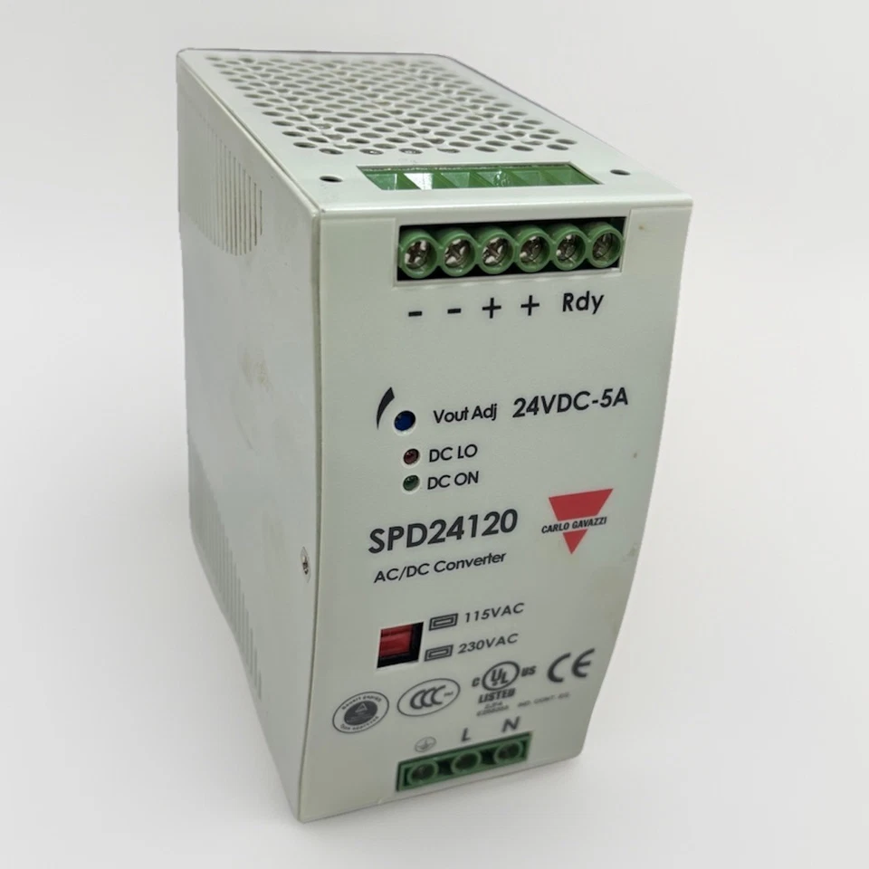 Carlo Gavazzi SPD241201 | 120W Fuente de alimentación conmutada de montaje en riel DIN Foto 2 de 4