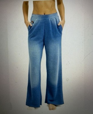 Aviator Nation Sky Blue Wide-Leg Sweatpants Size XL