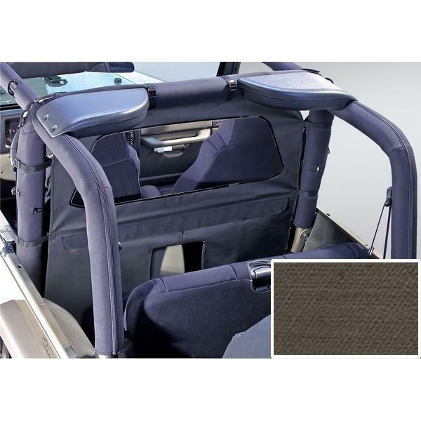 Windbreaker Khaki Diamond pour Jeep Wrangler TJ bâche de toit robuste en toile premium