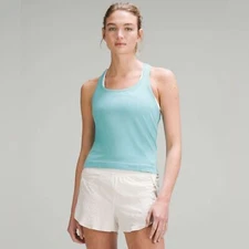 Lululemon Swiftly Tech Racerback Tank Top 2.0 Race Length br Tidal Teal Size 12