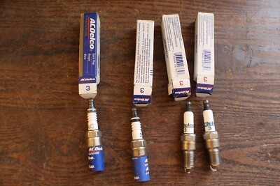 Four NIB AC Delco Specialty Rapidfire Spark Plugs (3)