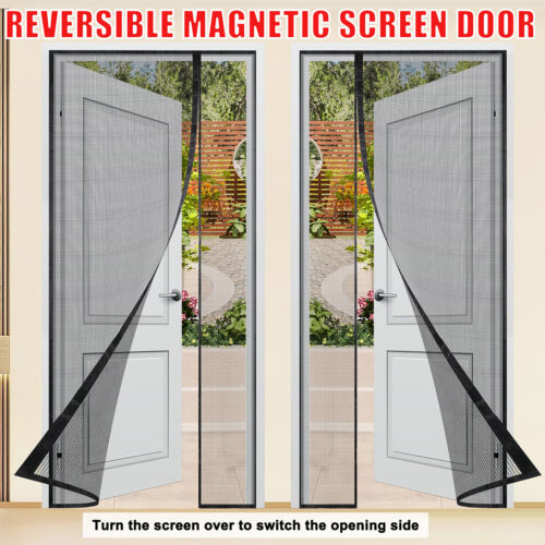 2025 Magnetic Screen Door Mesh Side-open Mosquito Fly Insect Bug Curtain Closer - Picture 4 of 17