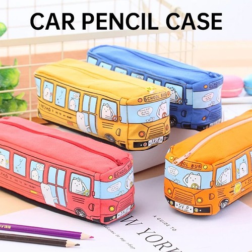 Creative Bus Federmäppchen groß Cartoon Federetui Schüler Schule und Geschenkartikel