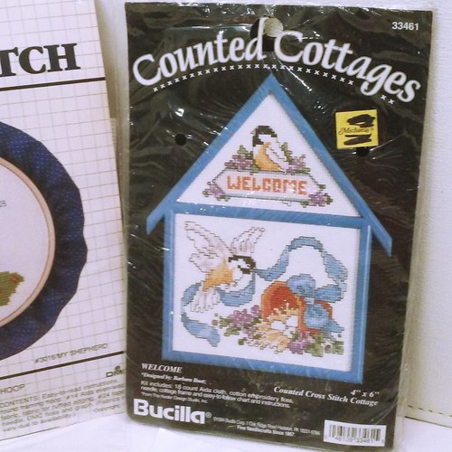 Bundle Lot of 6 Assorted Vintage Needlework Cross Stitch Kits Frames New/Open - Picture 4 of 10