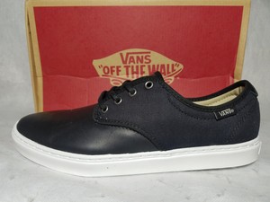 white leather vans size 6