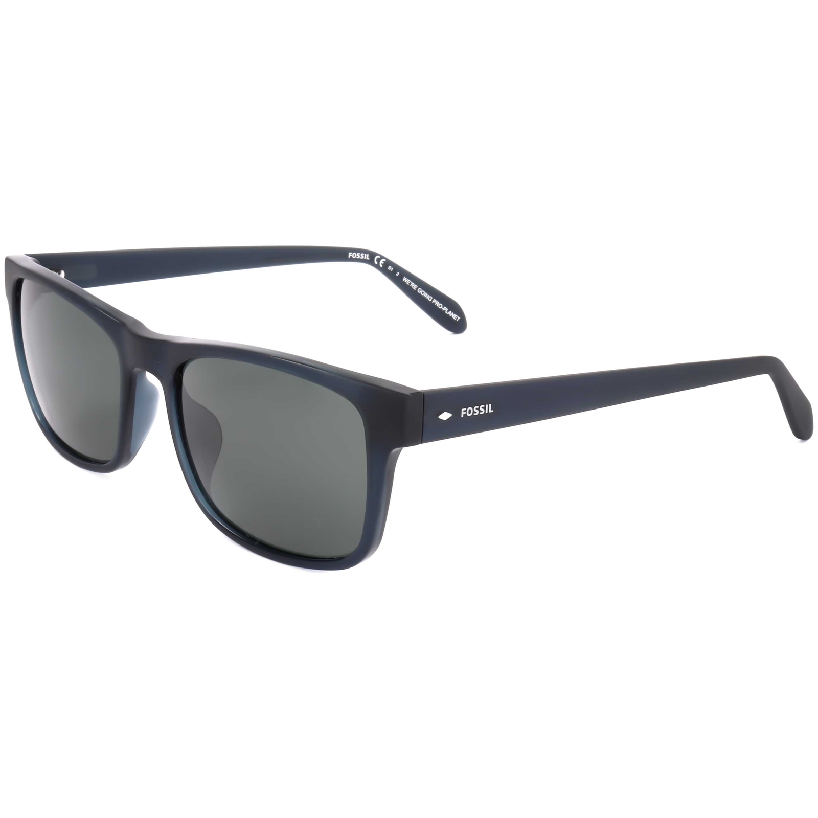 Солнцезащитные очки Fossil мужские 56-миллиметровые матово-бирюзовые FOS2124-G-S-PYW-56 3690₽