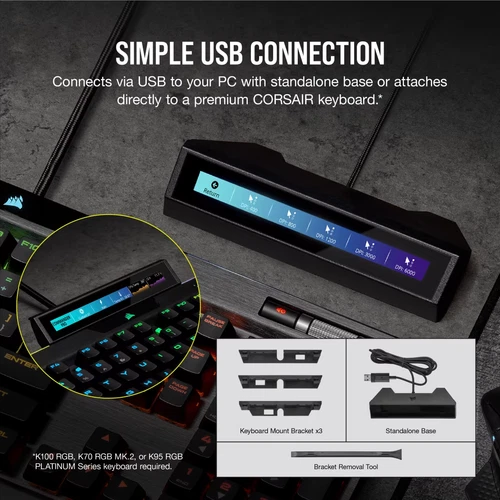 Corsair iCUE NEXUS Companion Touch Screen Device, barely used, mint condition