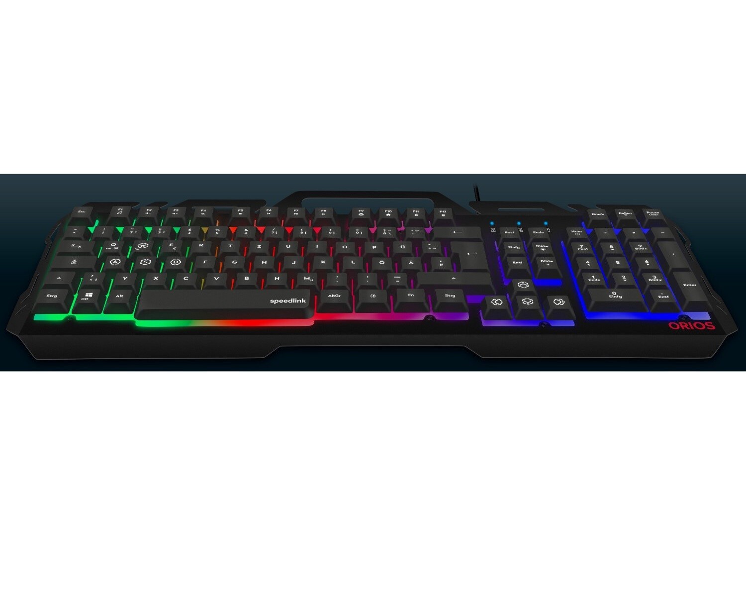 SPEED LINK ORIOS QWERTZ Metal Gaming Tastatur - Schwarz online 