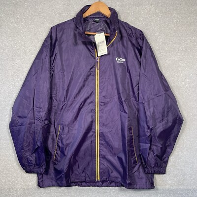 Cotton Traders Men's Lightweight Purple Windproof Waterproof