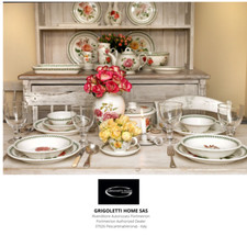 Portmeirion - Botanic Roses - Servizio Piatti 18 Pezzi 6 Persone - Rivenditore