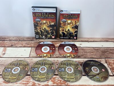 Sid Meiers Civilization IV & Beyond the Sword - PC CD Games