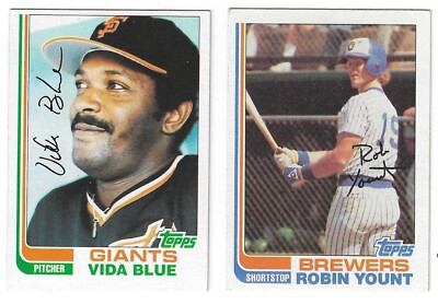 1982 Topps Baseball card singles #401 - #500 U Pick