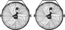 20in High Velocity Wall-Mount Fan for Warehouse Workshop Factory Basement 2Pcs