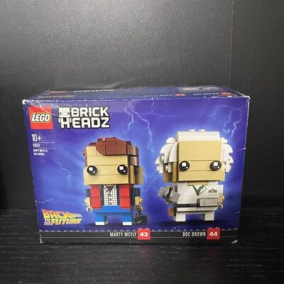 LEGO 41611 Brickheadz Back to the Future Marty Mcfly Doc Brown New