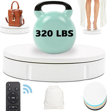 Rotating Display Stand 320Lbs Capacity, 360 Degree Rotating Turntable 12 Inch, T