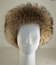 Real Finn Raccoon Fur headband Manufactured in the US