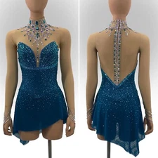 ice figure skating competition dress Gymnastics costume dance Dress dyeing