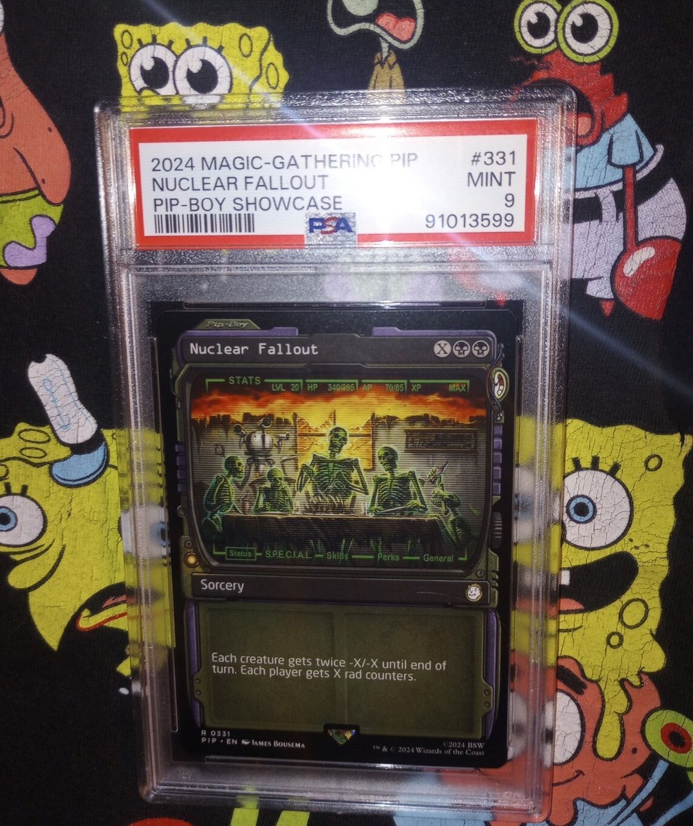MTG Fallout Nuclear Fallout Showcase PSA 9