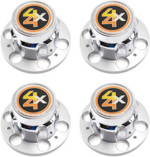 Set of 4 New 6 Lug 15" 15X8 4X4 Rally Wheel Center Caps Replacements for Chevrol
