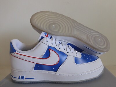 NIKE AIR FORCE 07 WHITE-PACIFIC BLUE 