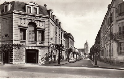 Antique postcard JURA DOLE 200 avenue Aristide-Briand town hall