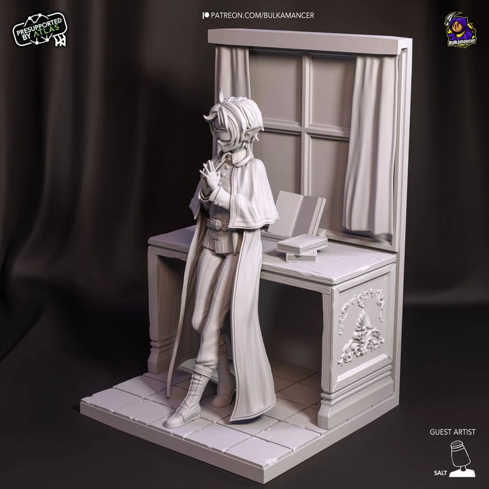 Sylphiette EBodyguard 1/8th Scale Model Mushoku Tensei  Anime resin UNPAINTED - Immagine 4 di 4