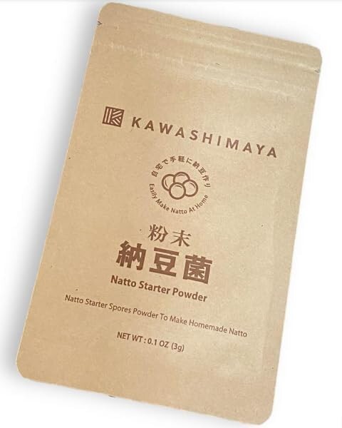 Polvo de esporas de inicio Kawashimaya Natto 3 g extracto de soja 100 % orgánico Japón
