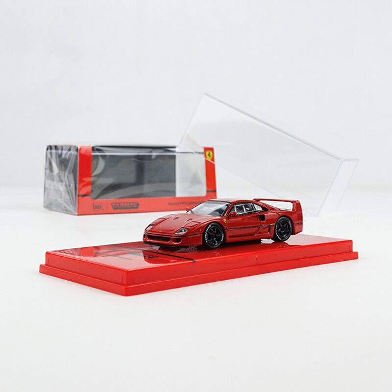 Tarmac Works 1:64 Ferrari F40 Lightweight Racing Version Alloy Model Car Red