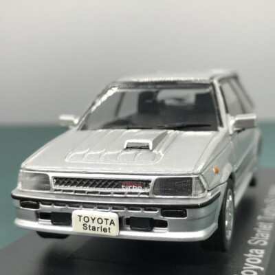 Mini Car Toyota Starlet Turbo S 1986 1/43 Scale Box Display