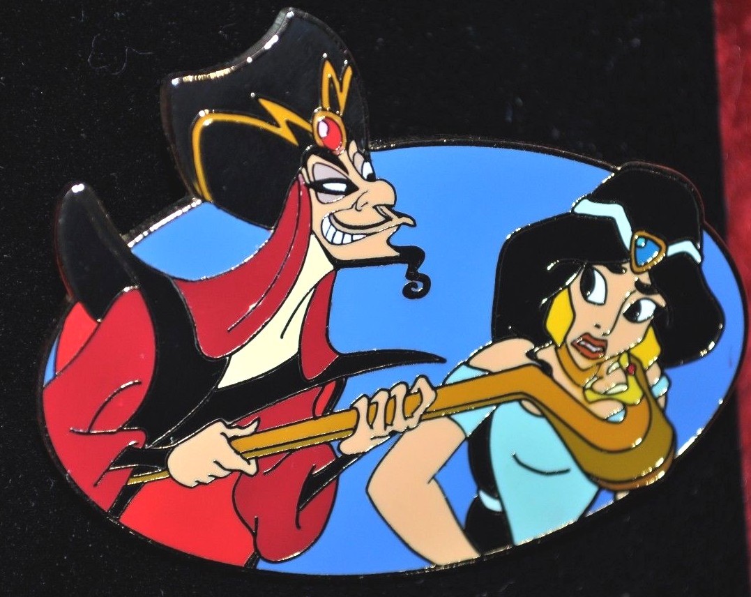 Rare Disney Auctions Pin LE 500 Lot 88 Jafar Jasmine Aladdin