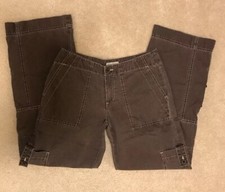 EUC Women's Royal Robbins Outdoor Travel Clothing Brown Convertible Pants Sz 4