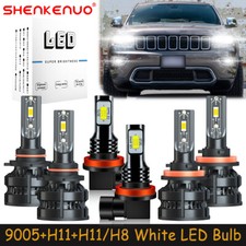 For Jeep Grand Cherokee 2014-2017 Combo LED Headlight Bulb High Low Fog Light Z8