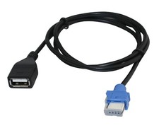 AMZ USB Cable For Peugeot 207 307 308 407 Citroen C2 C3 C4 for Radio RD43 RD45