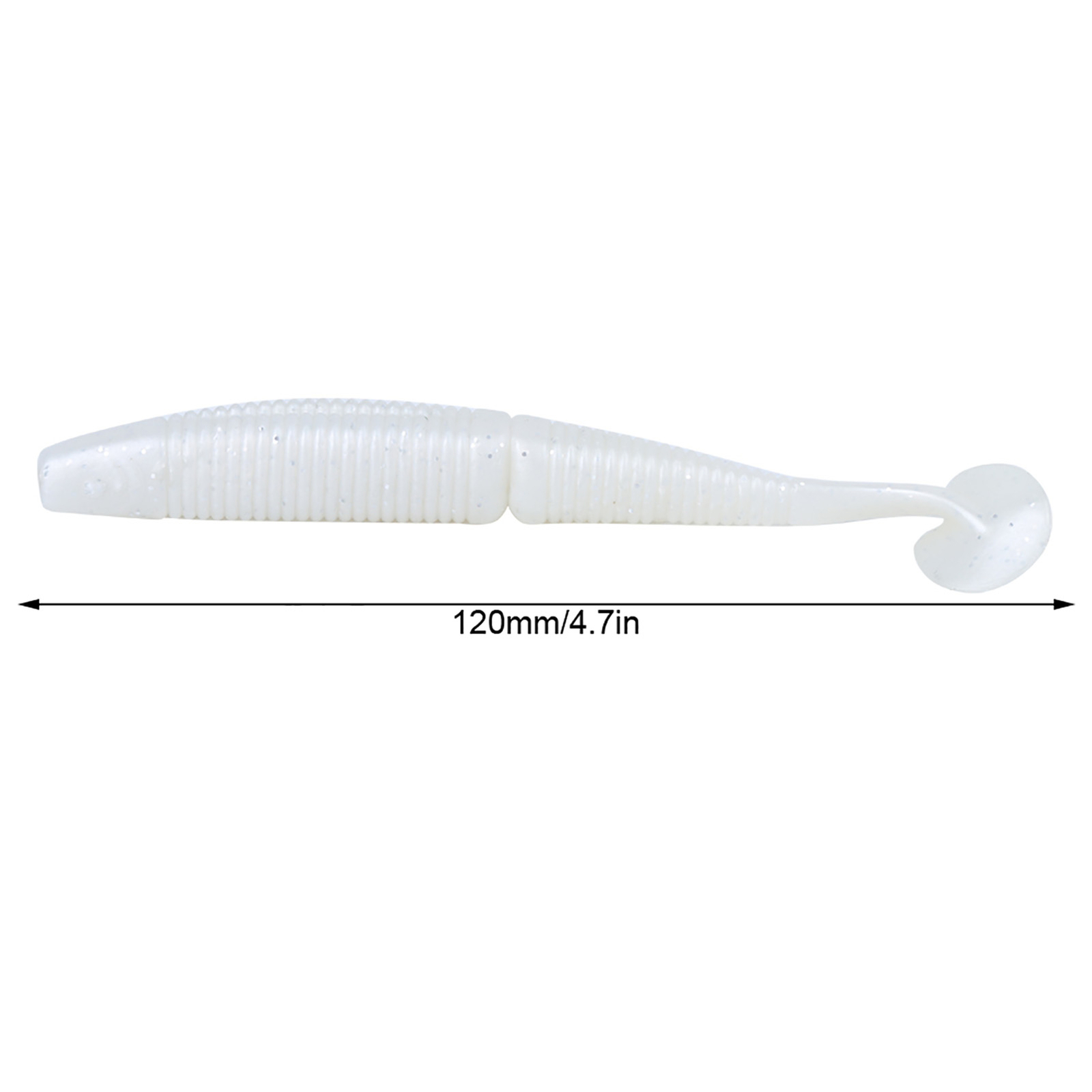 FISHIN ADDICT Soft Fishing Lures - Rag Worm Imitation, 10-Pack, 135mm, 2g