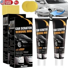 2× Car Scratch Remover Deep Scratches Paint Restorer Auto Repair Wax 120ml USA