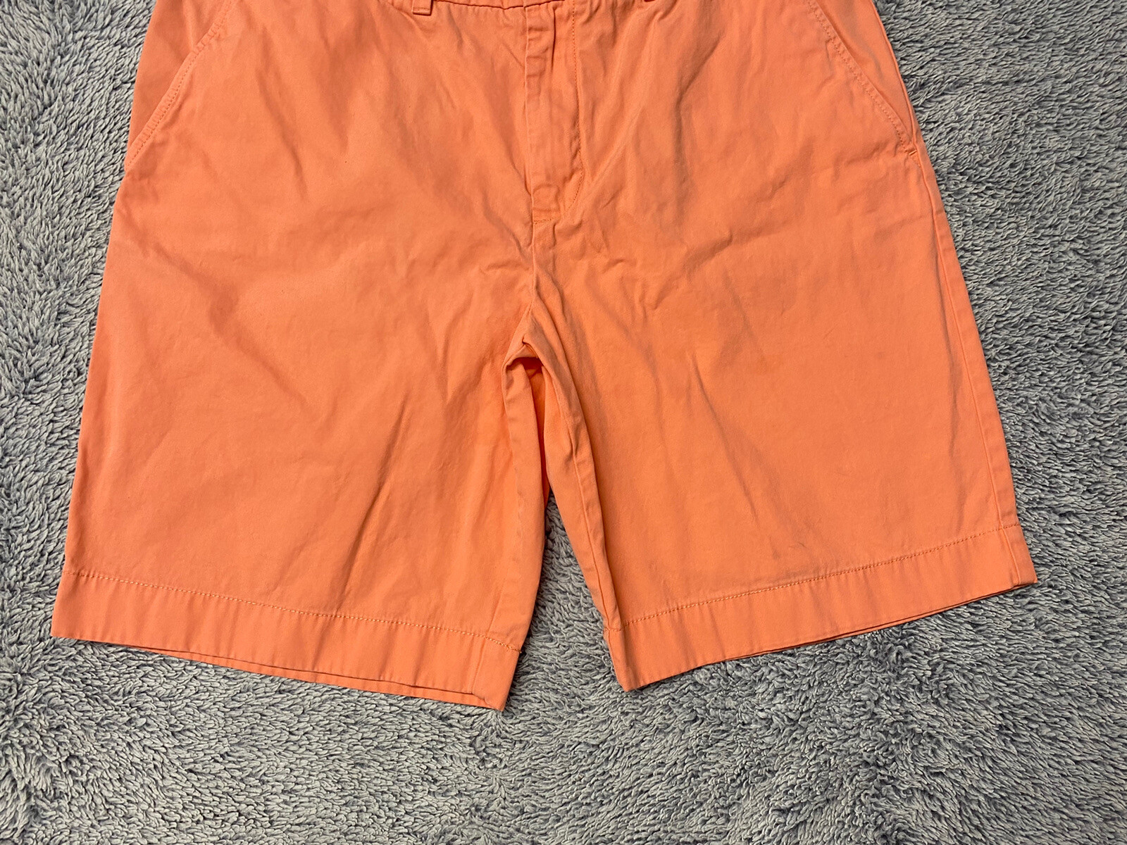 Tommy Hilfiger Shorts Mens 38 Orange Classic Fit Cotton Casual Preppy