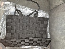 New Big 2024 Supreme Woven Tote 'black’
